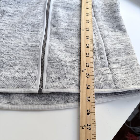 Kuhl Fleece Jacket Womens Small Light Gray Ascendyr Hooded Hiking Full Zip Gorp - Picture 8 of 14